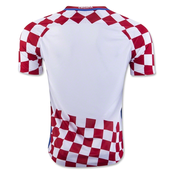 Croatia Home 2016 Euro Soccer Jersey - Click Image to Close
